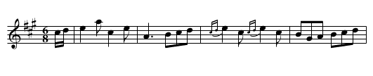 COTILLION No. 9. HORN POND SETT tune 3 - staff notation