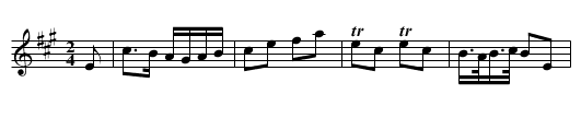 COTILLION No. 9. HORN POND SETT tune 5 - staff notation