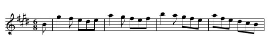 COTILLION No. 9. HORN POND SETT tune 6 - staff notation