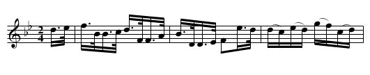 COTILLION No. 9. tune 2 - staff notation