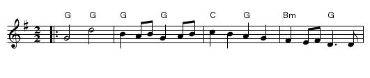 Cotillion, The - staff notation