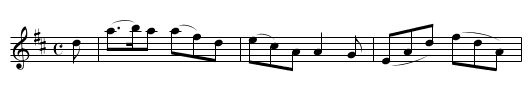 Cotillon II La Commere - staff notation