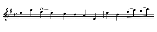 Cotillon XXIV Le Cavalier - staff notation