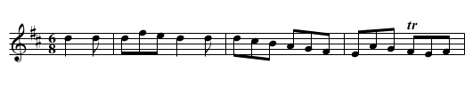 Cotillon - staff notation
