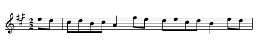 Cottage Hornpipe - staff notation