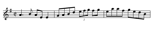 Cottage in the Grove, The - staff notation