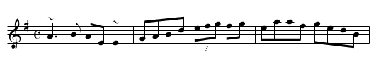 Cottage in the Grove, The - staff notation