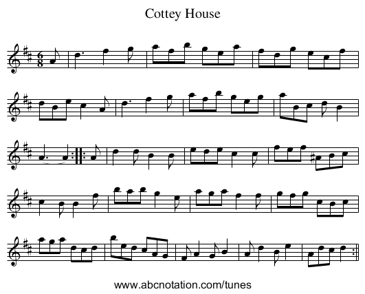 Cottey House - staff notation