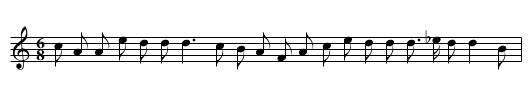 Cottonwood - staff notation