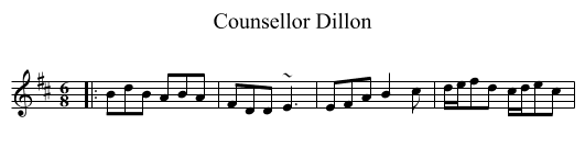 Counsellor Dillon - staff notation