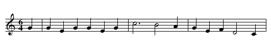 Count Tallard - staff notation