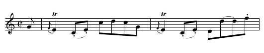 Countess of Dumfries Jun.'rs Reel - staff notation