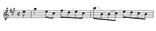 COUNTESS OF LAUDERDALE'S - staff notation
