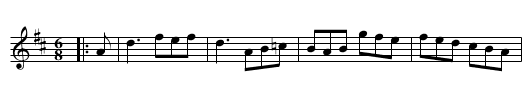Countess of Louden's Reel - staff notation