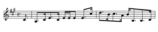 Countess of Seafield's [2], The - staff notation