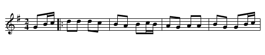 Countrodanso n°3 - staff notation