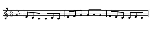 Country Courtship, The - staff notation