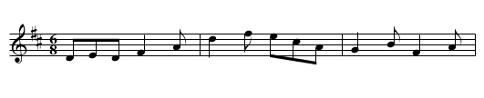 Country Dance (Hands Across) - staff notation