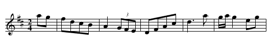 Country Dance - staff notation