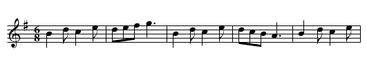 Country Dance - staff notation