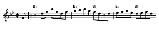 Country Lasses - staff notation