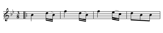 Cousin John's Waltz - staff notation