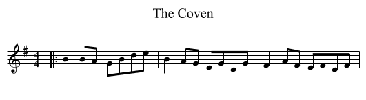 Coven, The  - staff notation