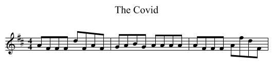 Covid, The  - staff notation