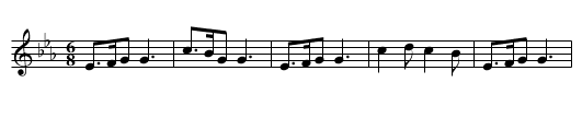Cow Boy, The - staff notation