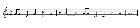 Cowboy Jack - staff notation