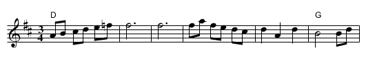 Cowboy Waltz - staff notation