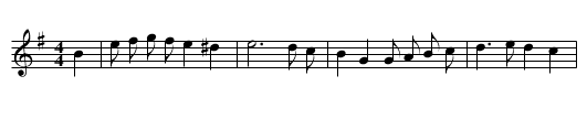 Cowslip - staff notation