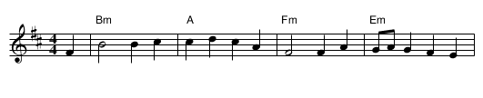 Coyí d'un artu una flor (Arrg.) - staff notation