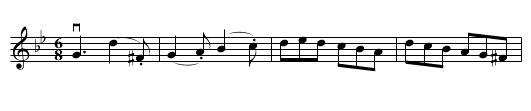 Crabs in the Skillet -- Jig - staff notation