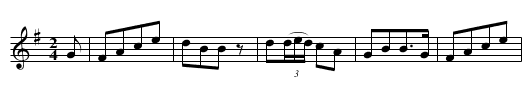 CRACOVIENNE POLKA - staff notation