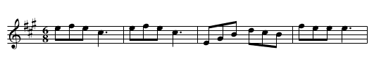 Cradling Rye - staff notation