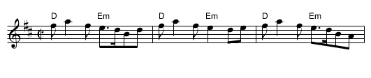 Craic of Dawn, The - staff notation