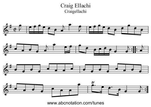 Craig Ellachi - staff notation