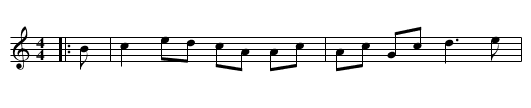 Craigenroan - staff notation