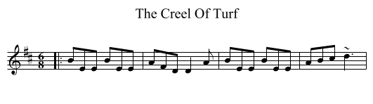 Creel Of Turf, The  - staff notation