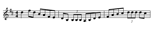Crehan's - staff notation