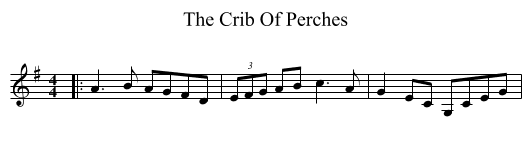 Crib Of Perches, The  - staff notation