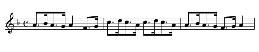 Crieff Fair - staff notation