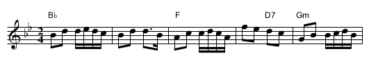 Crimea River - staff notation