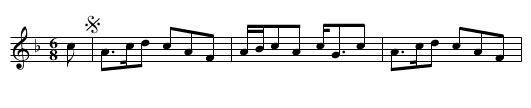CRO NAN GOBHAR.--THE GOAT PENN. - staff notation