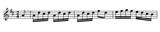 Crockford's Jig - staff notation