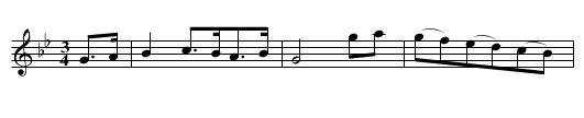 Crom Castle - staff notation