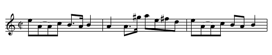 Cr&ograve;nan na Linne Mhuilich - staff notation