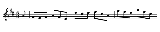 Cronin's Frolics - staff notation