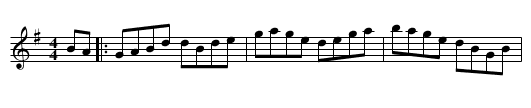 Cronin's Hornpipe - staff notation